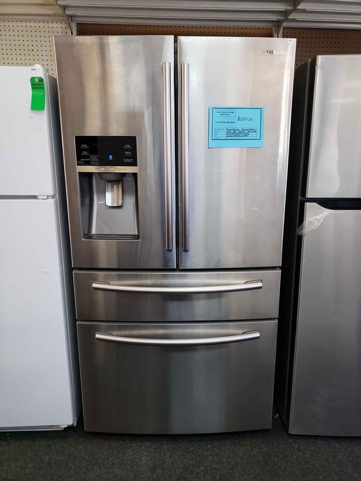Samsung Refrigerator Model RF28HMEDBSR/AA Stainless Steel 4 Door French